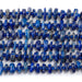 This is a Dakota Stones 5x8mm Lapis Gemstone strand with chip beads in 15-16 inch strand.