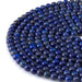 This is a Dakota Stones 6mm Lapis Gemstone strand with round beads in 15-16 inch strand.