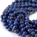 This is a Dakota Stones 6mm Lapis Gemstone strand with round beads in 15-16 inch strand.