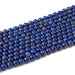 This is a Dakota Stones 6mm Lapis Gemstone strand with round beads in 15-16 inch strand.