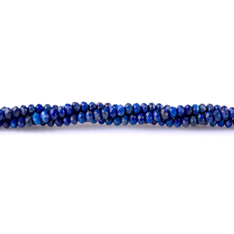 Lapis 4x6mm Faceted Rondelle - 15-16 Inch
