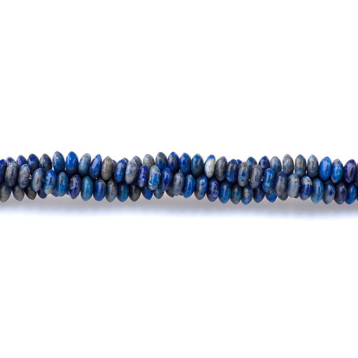 Lapis 6x3mm Saucer Beads - 15-16 Inch