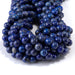 This is a Dakota Stones 8mm Lapis Gemstone strand with round beads in 15-16 inch strand.
