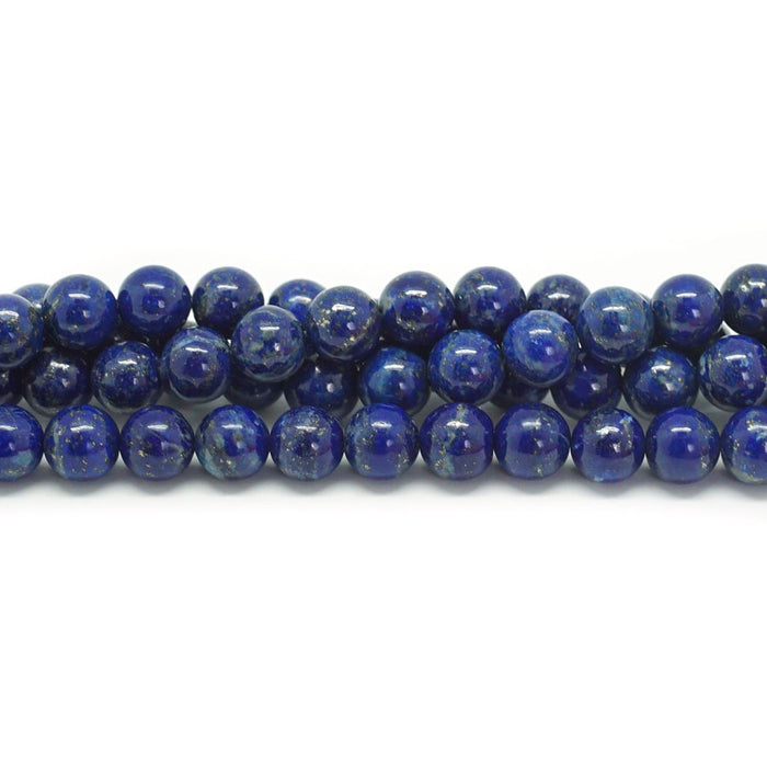 Lapis 8mm Round Beads - 15-16 Inch