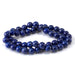 This is a Dakota Stones 8mm Lapis Gemstone strand with AAA grade round beads in 15-16 inch strand.