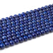 This is a Dakota Stones 8mm Lapis Gemstone strand with AAA grade round beads in 15-16 inch strand.