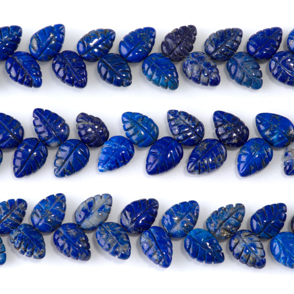 Lapis Lazuli Beads – 8x11mm Leaf, 8