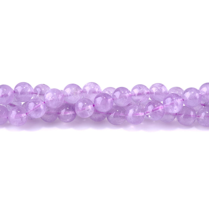 Lavender Amethyst 10mm Round AAA Grade - 15-16 Inch