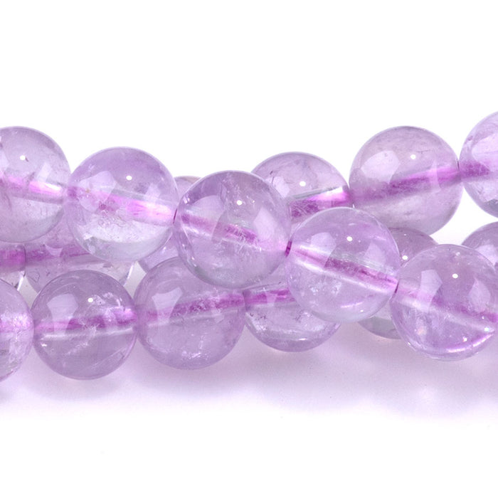 Lavender Amethyst 6mm Round AAA Grade - 15-16 Inch