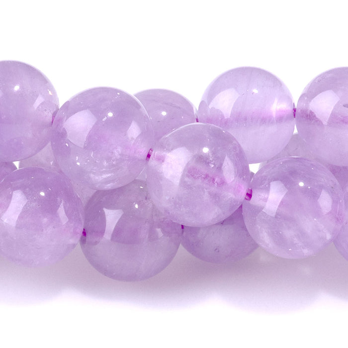 Lavender Amethyst 8mm AAA Grade Round - 15-16 Inch