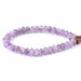 This is a Dakota Stones 2-5mm Fdc Lavender Amethyst Diamond Cut Gemstone strand with faceted rondelle beads in 8 inch strand.