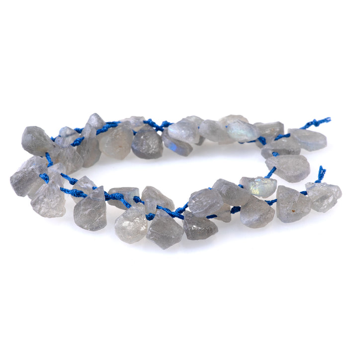 Labradorite 10x13mm Irregular Tear Drop - 15-16 Inch