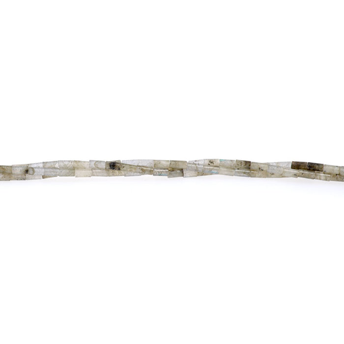 Labradorite 2x4mm Tube Beads - 15-16 Inch