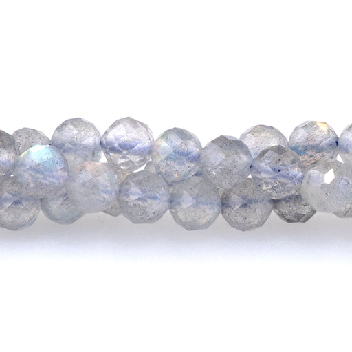 This is a Dakota Stones 4mm Labradorite Microfaceted Gemstone strand with AAA grade round beads in 15-16 inch strand.