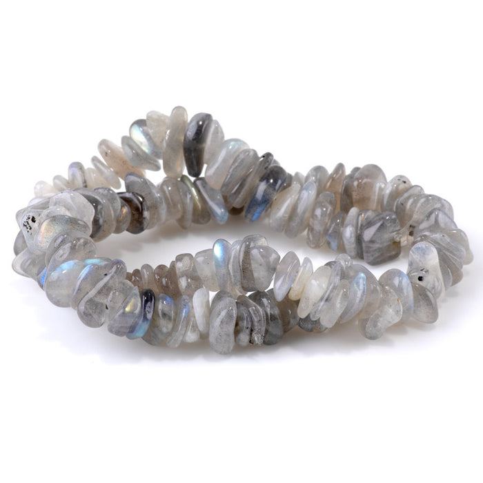 Labradorite 4x10-13mm Chip - 15-16 Inch