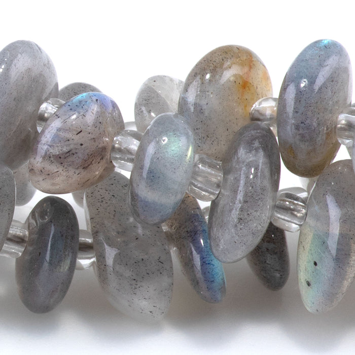 Labradorite 5x8mm Chips - 15-16 Inch