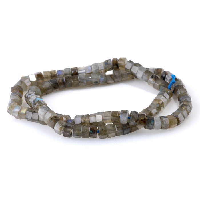Labradorite 6mm Hexagon - 15-16 Inch