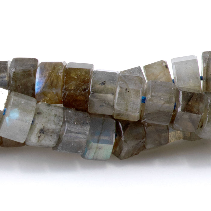 Labradorite 6mm Hexagon - 15-16 Inch