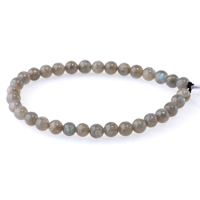 Labradorite 6mm Round (A) - 8-Inch