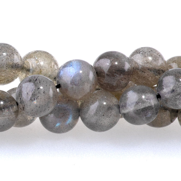 Labradorite 6mm Round (A) - 8-Inch