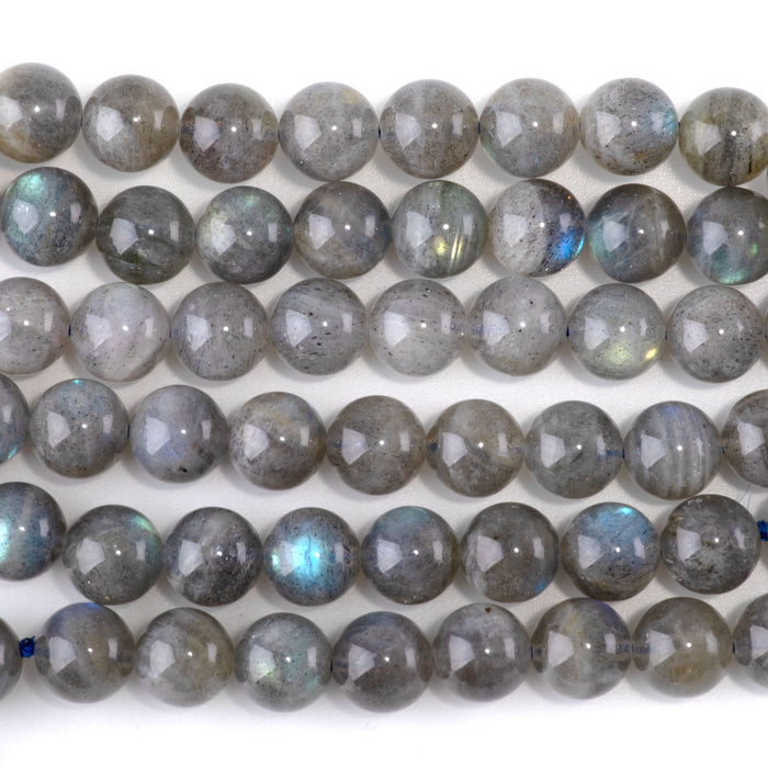 Labradorite 8mm Round (A) - 8-Inch