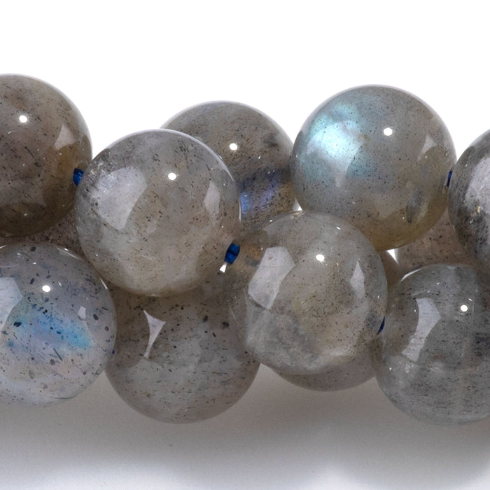 Labradorite 8mm Round (A) - 8-Inch