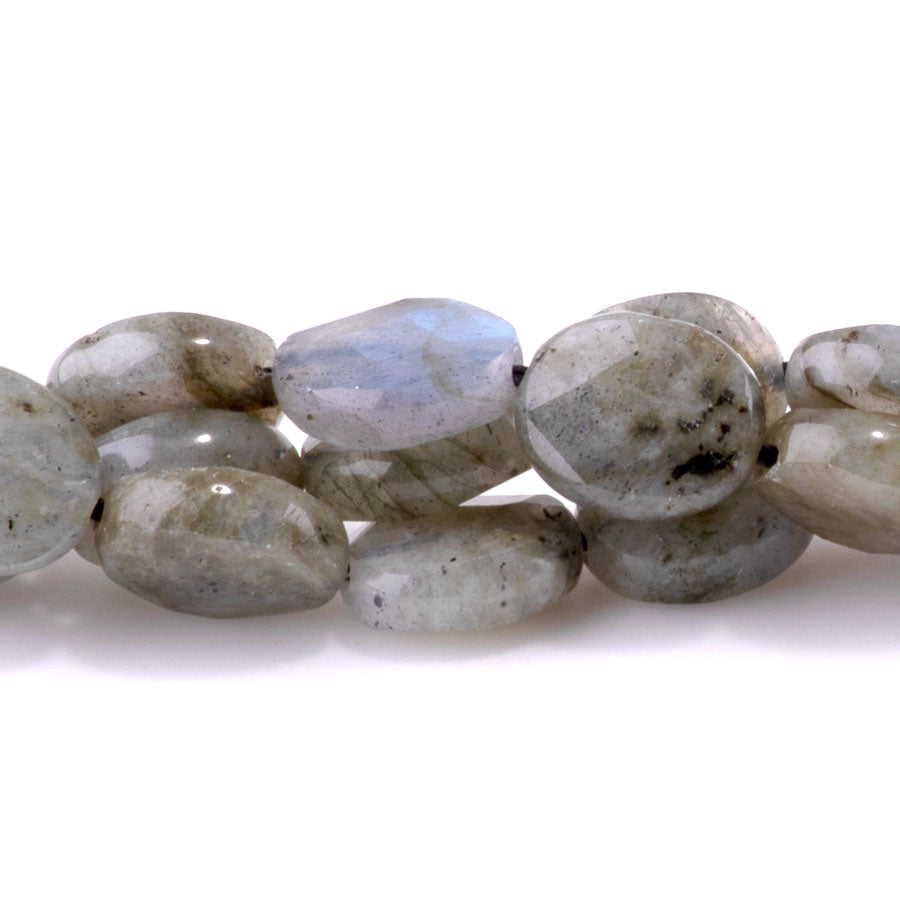 Labradorite 8x10mm Faceted Oval - 15-16 Inch