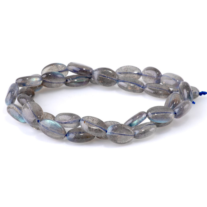 Labradorite 8x12mm Oval AA Grade - 15-16 Inch