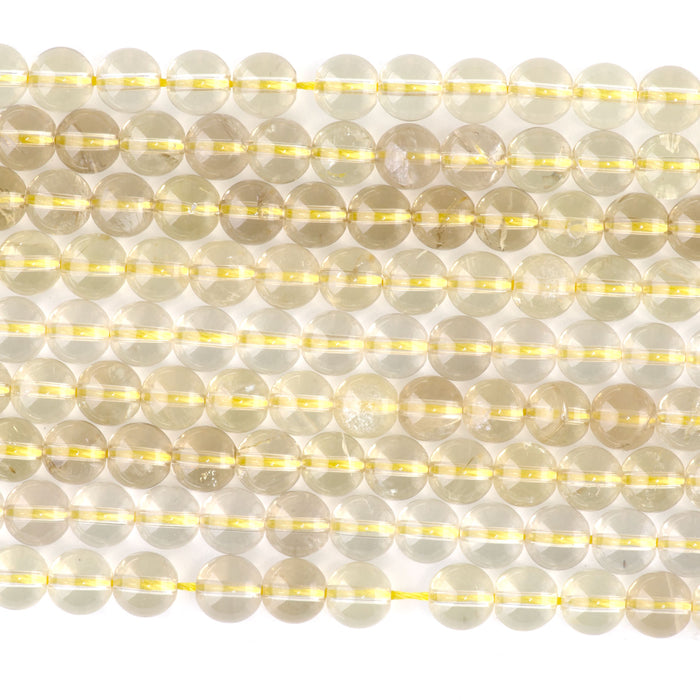 Lemon Quartz 6mm Round - 15-16 Inch