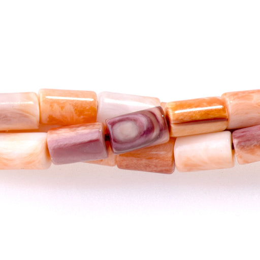 This is a Dakota Stones 4x6mm Lions Paw Tube Gemstone strand of round beads in 15-16 inch strand.