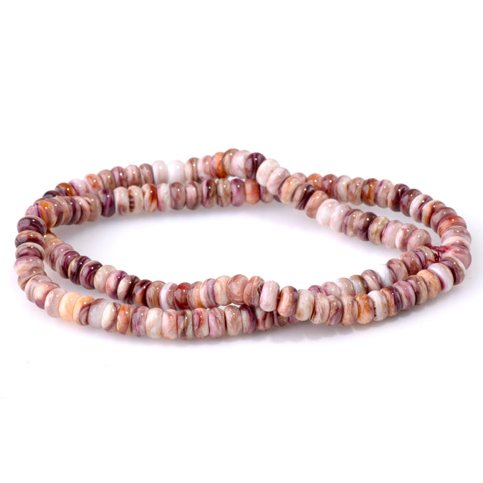 Lions Paw 6mm Purple Rondelle - 15-16 Inch