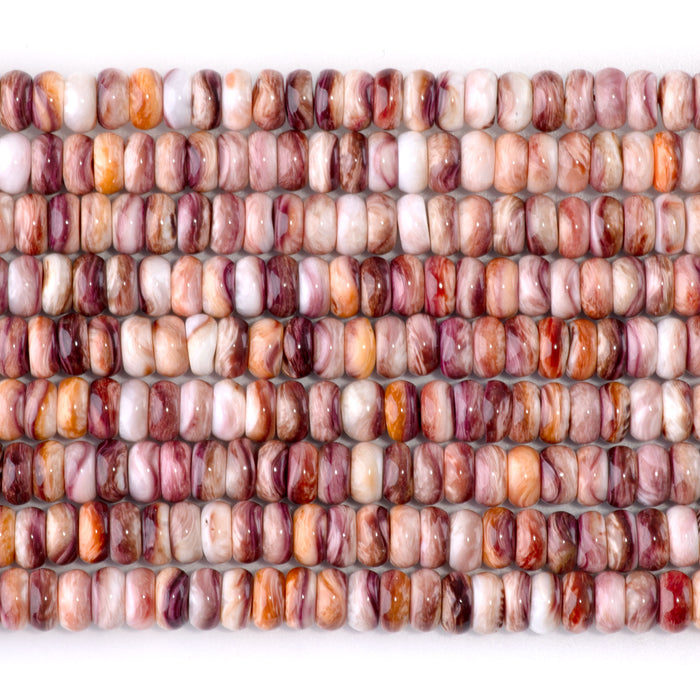 Lions Paw 6mm Purple Rondelle - 15-16 Inch