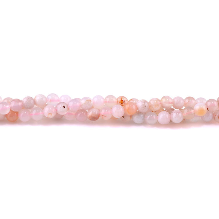 Sakura Lodalite Quartz 6mm Round - 15-16 Inch