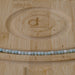 This is a Dakota Stones 3mm Larimar Gemstone strand with A grade faceted cube beads in 15-16 inch strand.