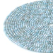 This is a Dakota Stones 3mm Larimar Gemstone strand with A grade faceted round beads in 15-16 inch strand.