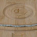 This is a Dakota Stones 3mm Larimar Gemstone strand with A grade faceted round beads in 15-16 inch strand.