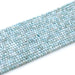 This is a Dakota Stones 3x4mm Larimar Gemstone strand with AA grade faceted rondelle beads in 15-16 inch strand.