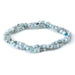 This is a Dakota Stones 4mm Larimar Gemstone strand with A grade faceted cube beads in 15-16 inch strand.
