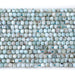 This is a Dakota Stones 4mm Larimar Gemstone strand with A grade faceted cube beads in 15-16 inch strand.