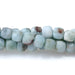 This is a Dakota Stones 4mm Larimar Gemstone strand with A grade faceted cube beads in 15-16 inch strand.