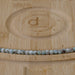 This is a Dakota Stones 4mm Larimar Gemstone strand with A grade faceted cube beads in 15-16 inch strand.
