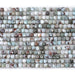 This is a Dakota Stones 4mm Larimar Matrix Gemstone strand with faceted cube beads in 15-16 inch strand.