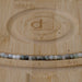 This is a Dakota Stones 4mm Larimar Matrix Gemstone strand with faceted cube beads in 15-16 inch strand.