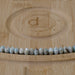 This is a Dakota Stones 5x8mm Larimar Gemstone strand with faceted rondelle beads in 15-16 inch strand.