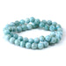 This is a Dakota Stones 8mm Larimar Gemstone strand with AA grade round beads in 15-16 inch strand.
