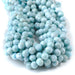 This is a Dakota Stones 8mm Larimar Gemstone strand with AA grade round beads in 15-16 inch strand.
