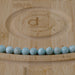 This is a Dakota Stones 8mm Larimar Gemstone strand with AA grade round beads in 15-16 inch strand.