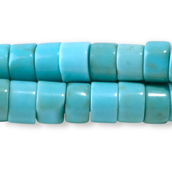Magnesite 4mm Turquoise (Dyed) Heishi - 15-16 Inch