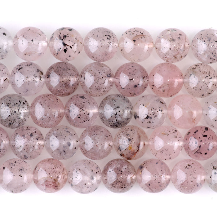 Pink Mica 10mm Round A Grade - 15-16 Inch