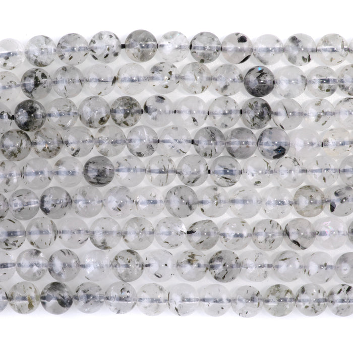 Black Mica 6mm Round A Grade - 15-16 Inch